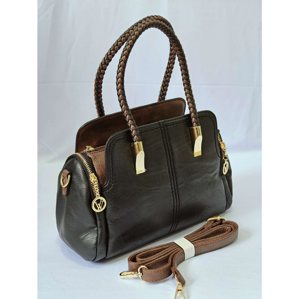 Bolsa Feminina Tiracolo Média em Couro Rosália