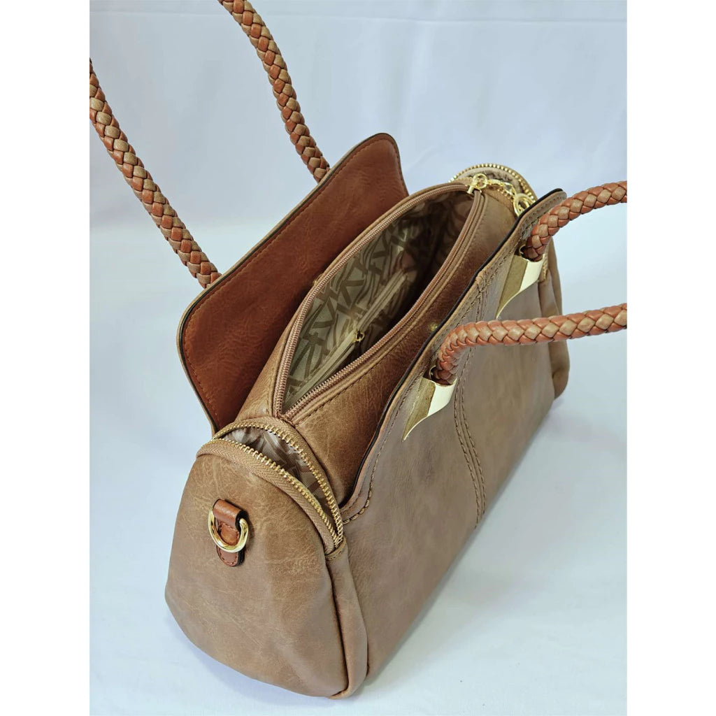 Bolsa Feminina Tiracolo Média em Couro Rosália