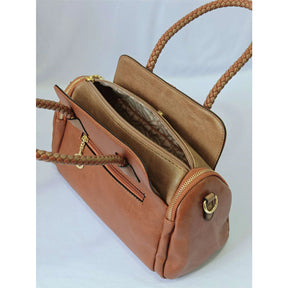 Bolsa Feminina Tiracolo Média em Couro Rosália