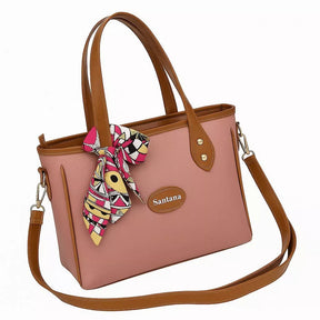 Bolsa Feminina Tote Média Luxury com Acessório