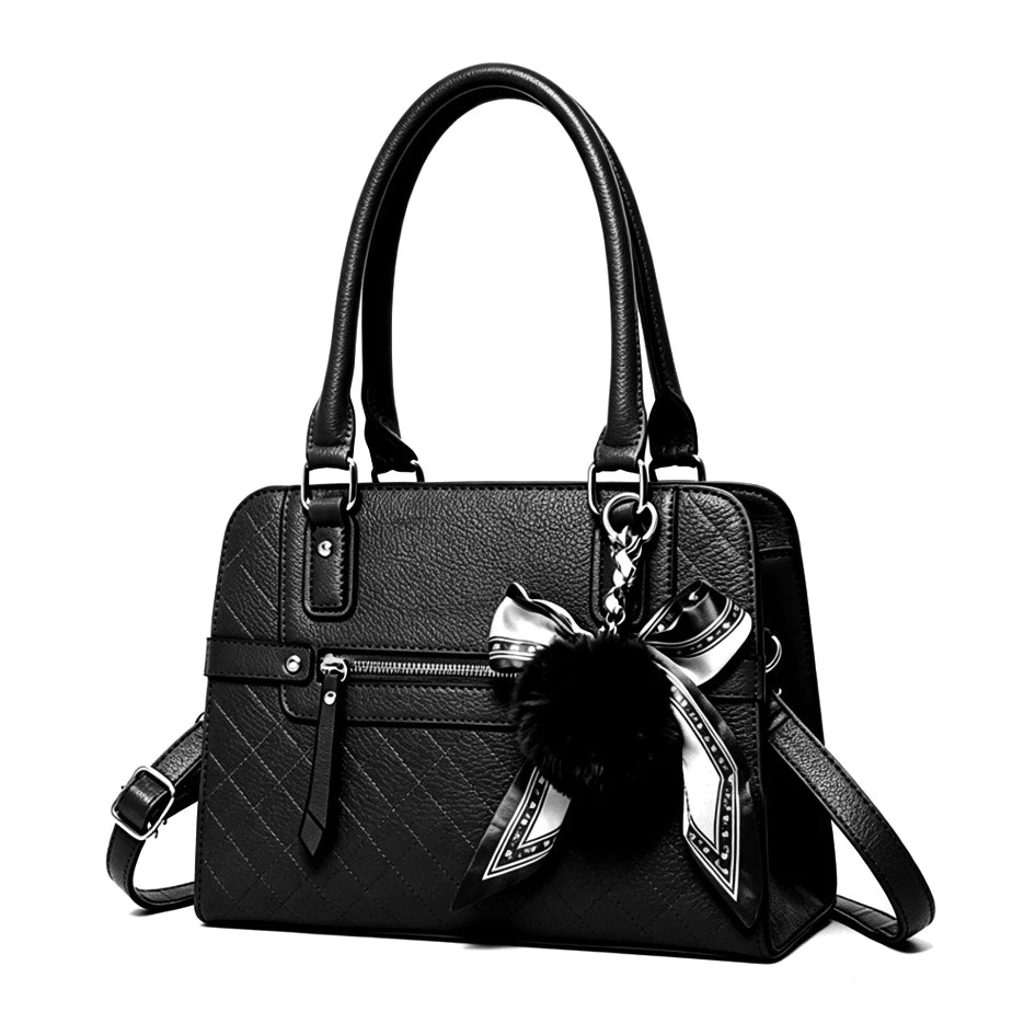 Bolsa Feminina Tote Média em Couro Lumière