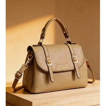 Bolsa Feminina de Ombro Média em Couro Monaco