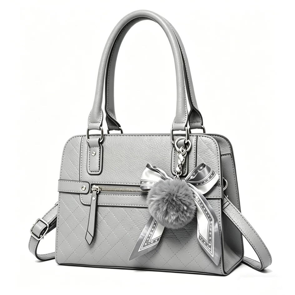 Bolsa Feminina Tote Média em Couro Lumière