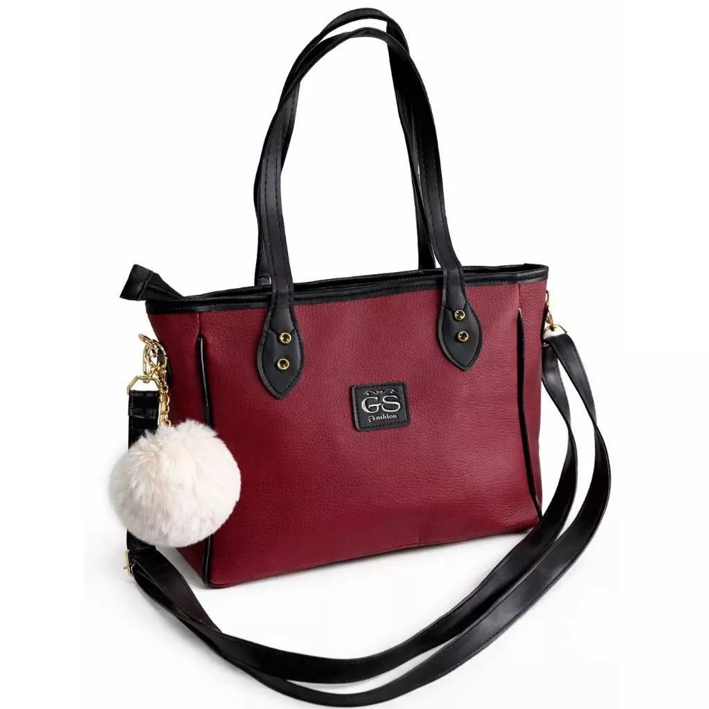 Bolsa Feminina Tote Média Luxury com Acessório