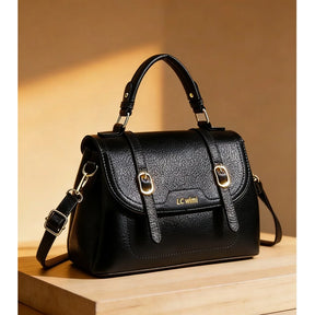 Bolsa Feminina de Ombro Média em Couro Monaco