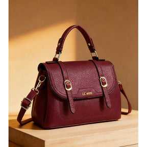 Bolsa Feminina de Ombro Média em Couro Monaco