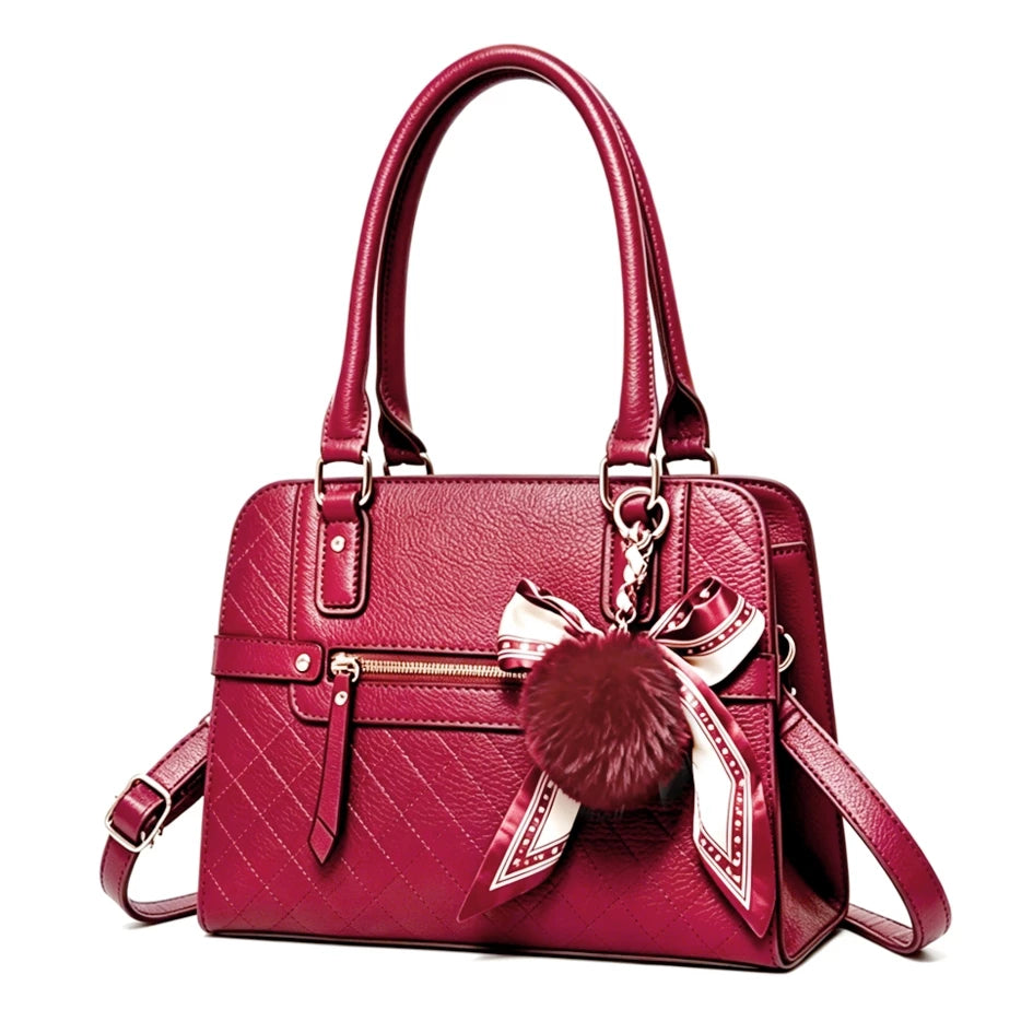 Bolsa Feminina Tote Média em Couro Lumière