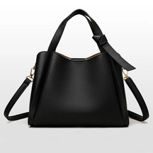 Bolsa Feminina Tote Média Minimalista em Couro