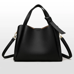 Bolsa Feminina Tote Média Minimalista em Couro
