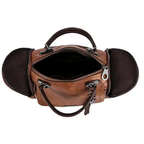 Bolsa Feminina Tiracolo Média em Couro Tina