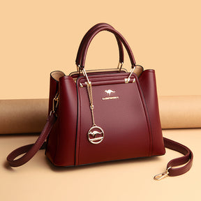 Bolsa Feminina  Tote Média em Couro Gisely