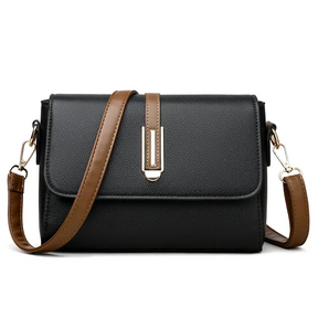 Bolsa Feminina Tiracolo Pequena Em Couro Minimalista