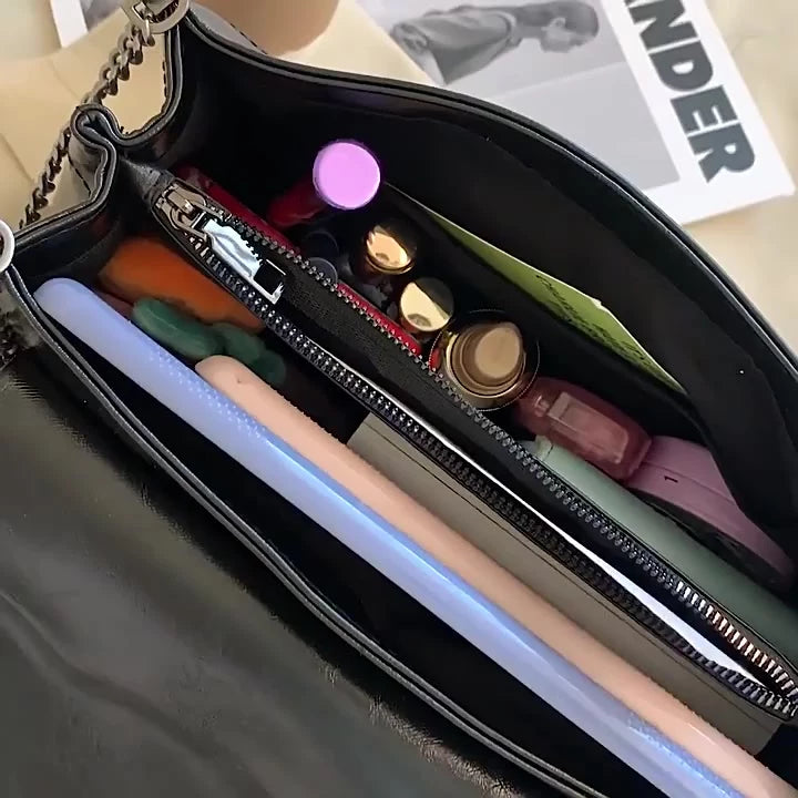 Bolsa Feminina De Ombo Média em Couro Daiane