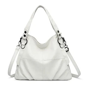 Bolsa Feminina Hobo Grande Em Couro Soft