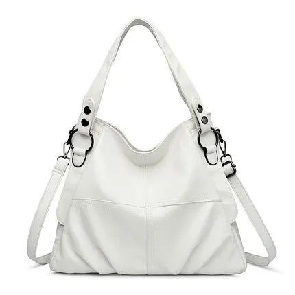 Bolsa Feminina Hobo Grande Em Couro Soft