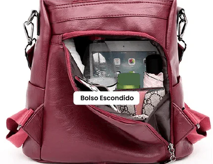 Mochila Feminina Siena em Couro Legítimo