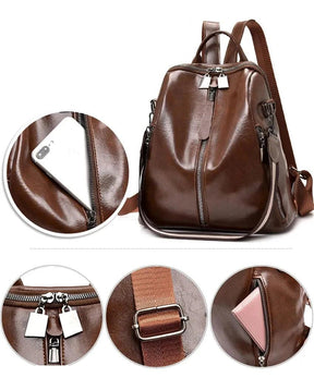 Mochila Feminina Firenze em Couro Legítimo