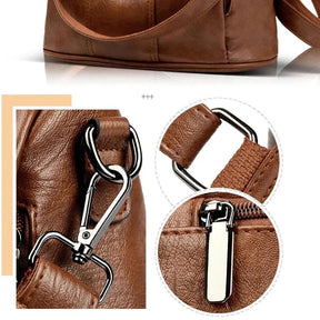 Mochila Feminina Aurora em Couro Legítimo