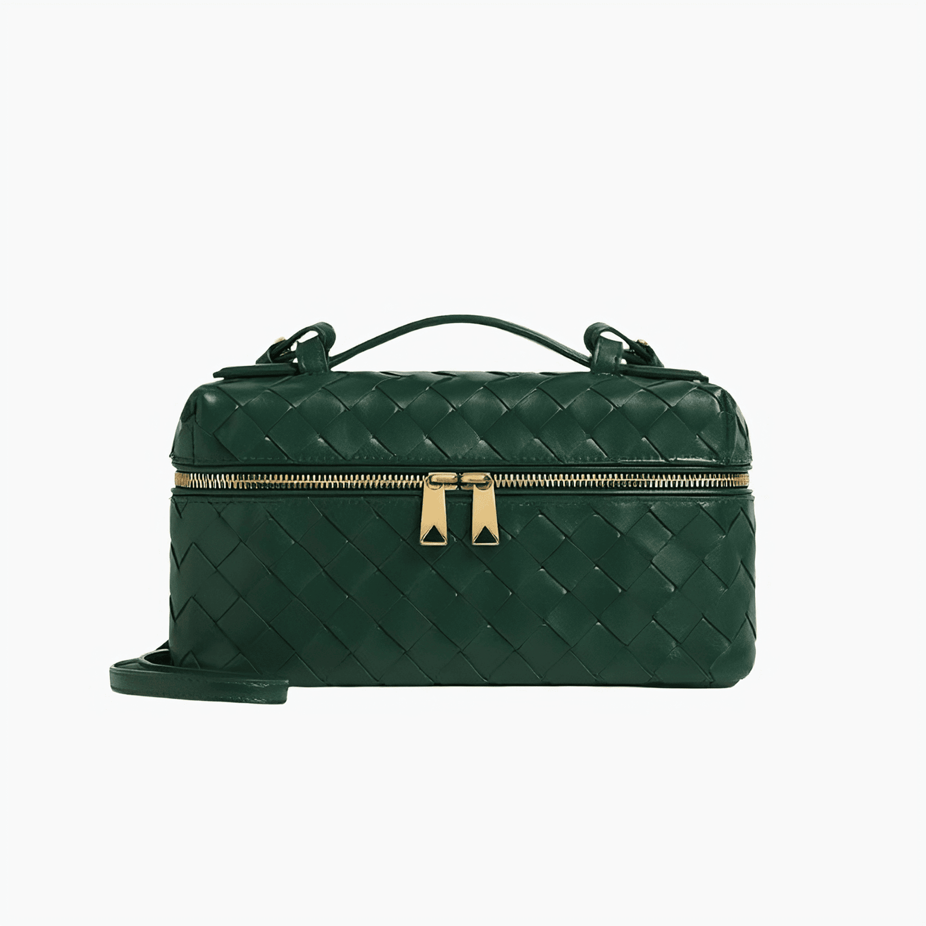 Bolsa Feminina de Mão Pequena Matelassê em Couro Milano
