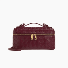 Bolsa Feminina de Mão Pequena Matelassê em Couro Milano