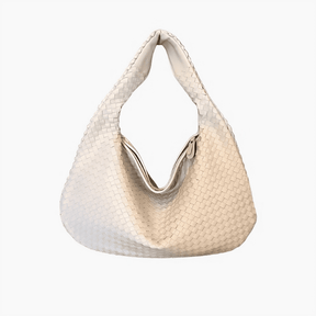 Bolsa Feminina Hobo Grande em Couro Trançada Tessália