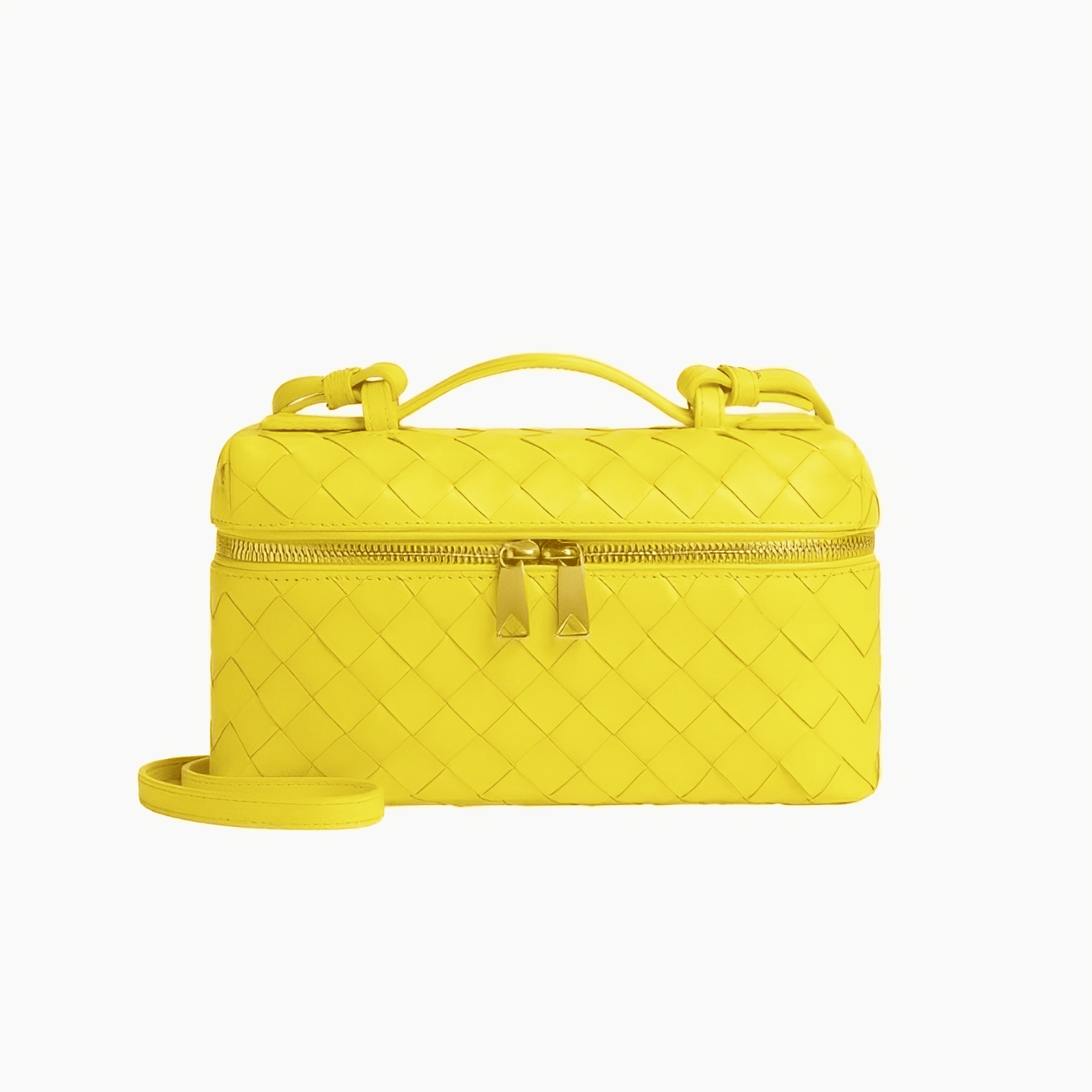 Bolsa Feminina de Mão Pequena Matelassê em Couro Milano
