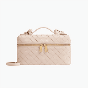 Bolsa Feminina de Mão Pequena Matelassê em Couro Milano