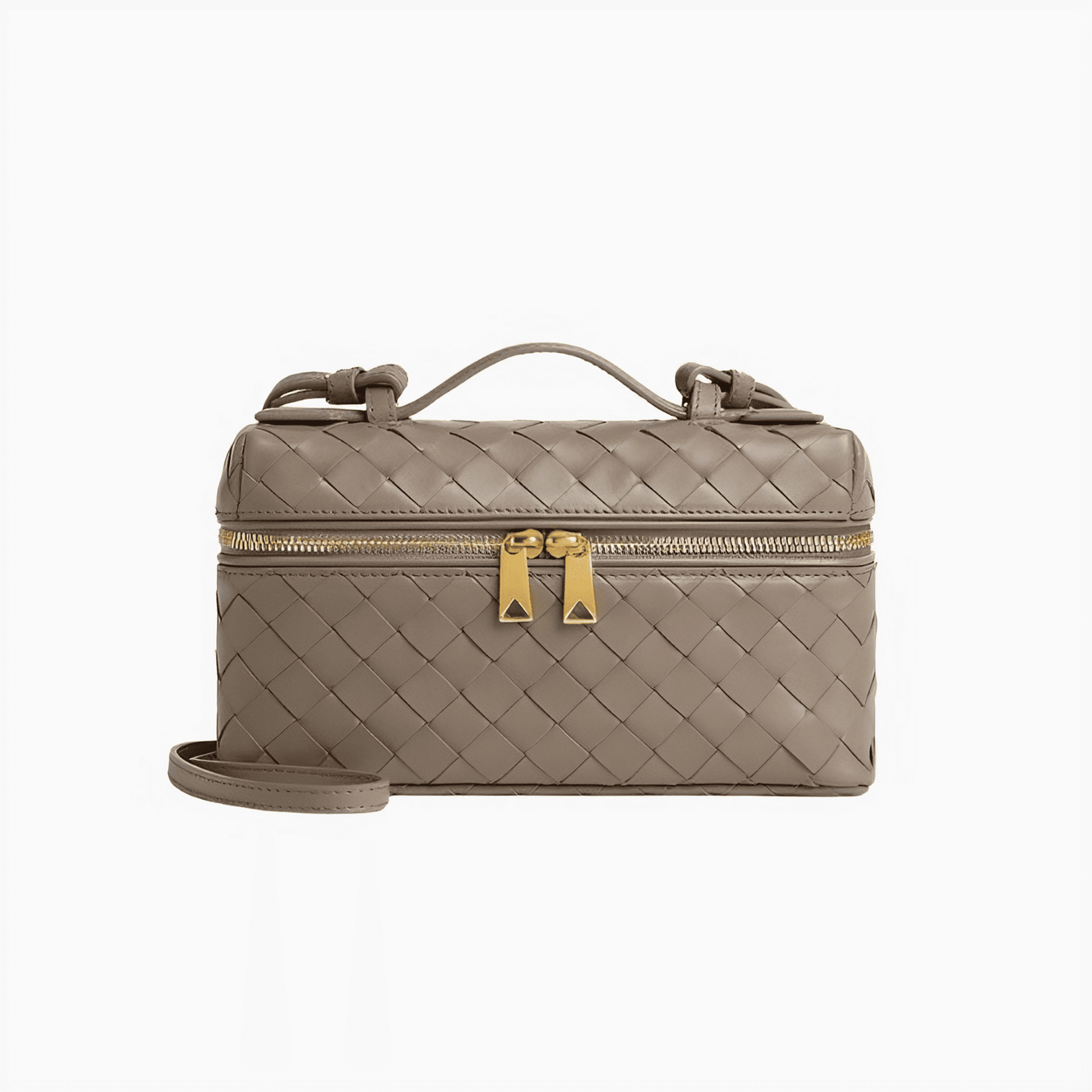 Bolsa Feminina de Mão Pequena Matelassê em Couro Milano