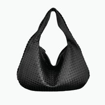 Bolsa Feminina Hobo Grande em Couro Trançada Tessália