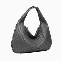 Bolsa Feminina Hobo Grande em Couro Trançada Tessália