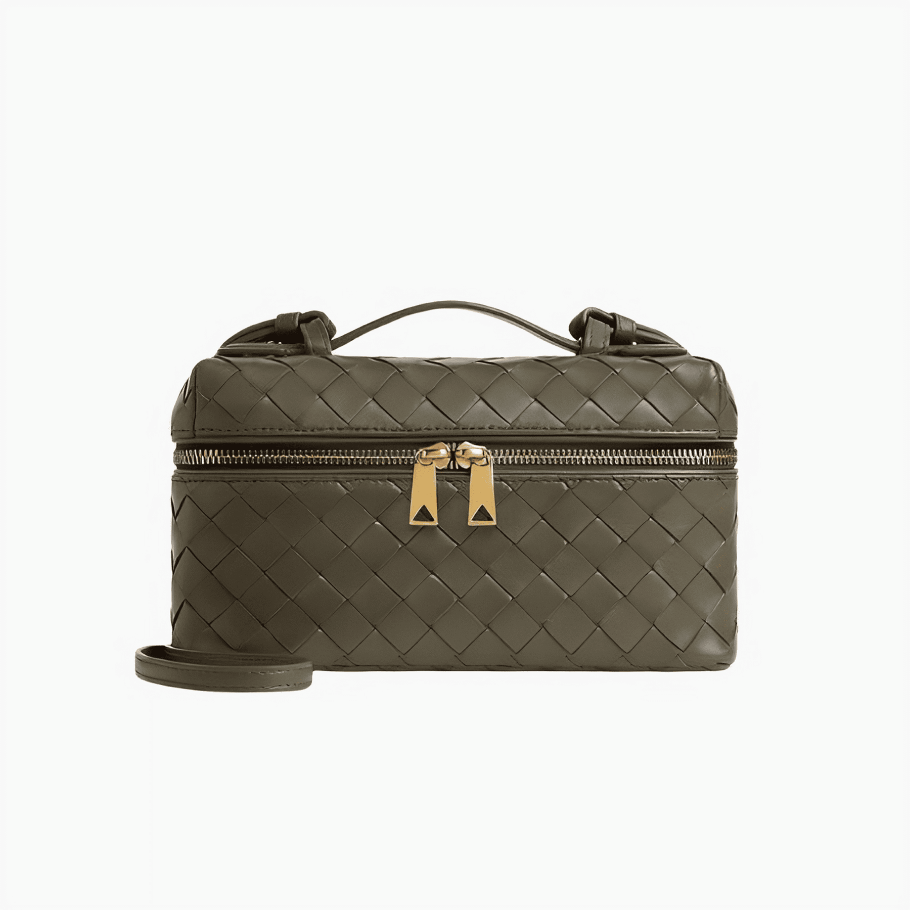 Bolsa Feminina de Mão Pequena Matelassê em Couro Milano