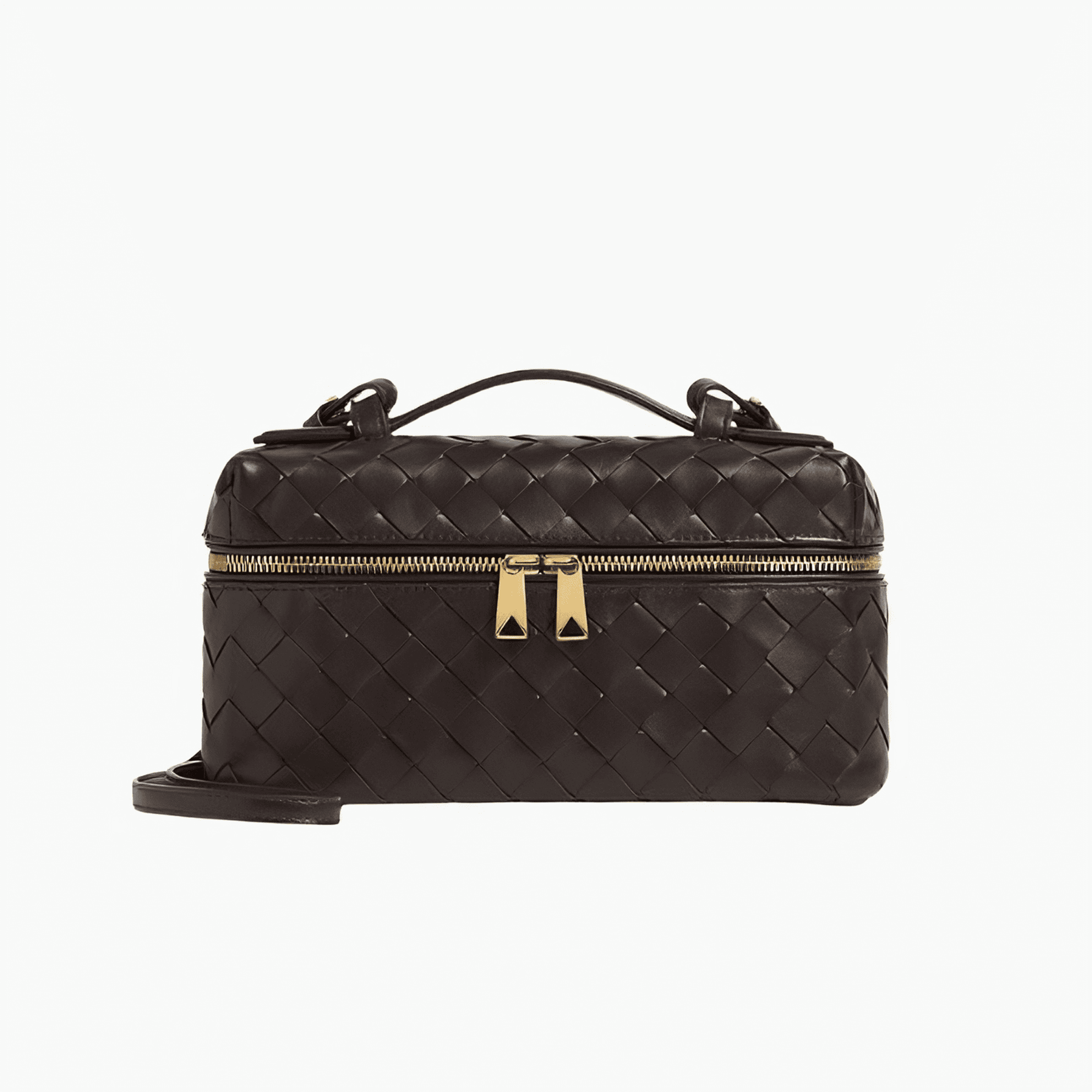 Bolsa Feminina de Mão Pequena Matelassê em Couro Milano