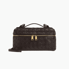 Bolsa Feminina de Mão Pequena Matelassê em Couro Milano